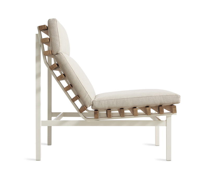 white，deck chair，perch，Dot Blue，