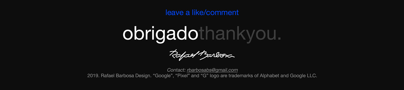 Google Pixel 4，Rafael Barbosa，mobile phone，