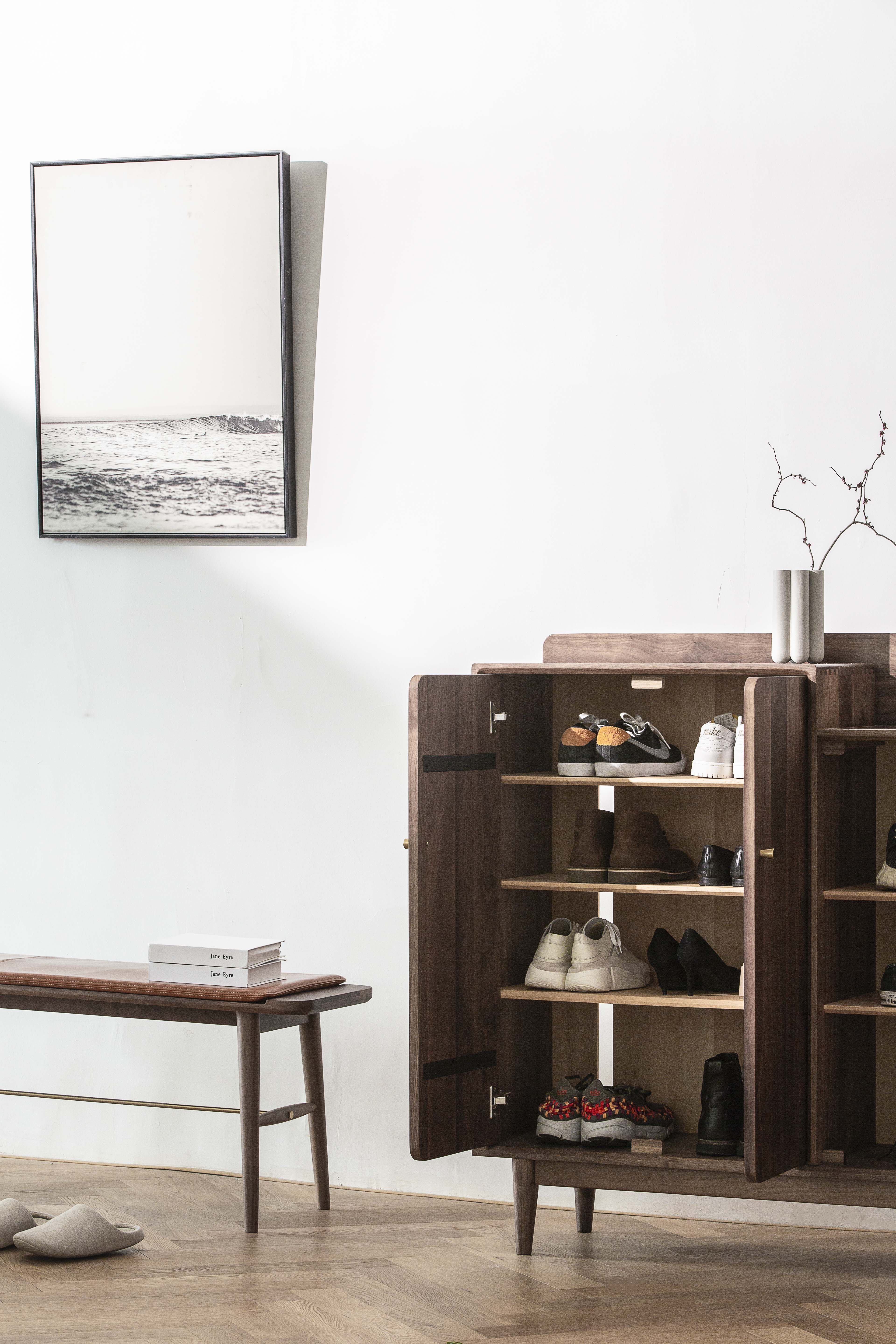 Furniture designer Ren Mengying，Yogurt  Shoe cabinet，