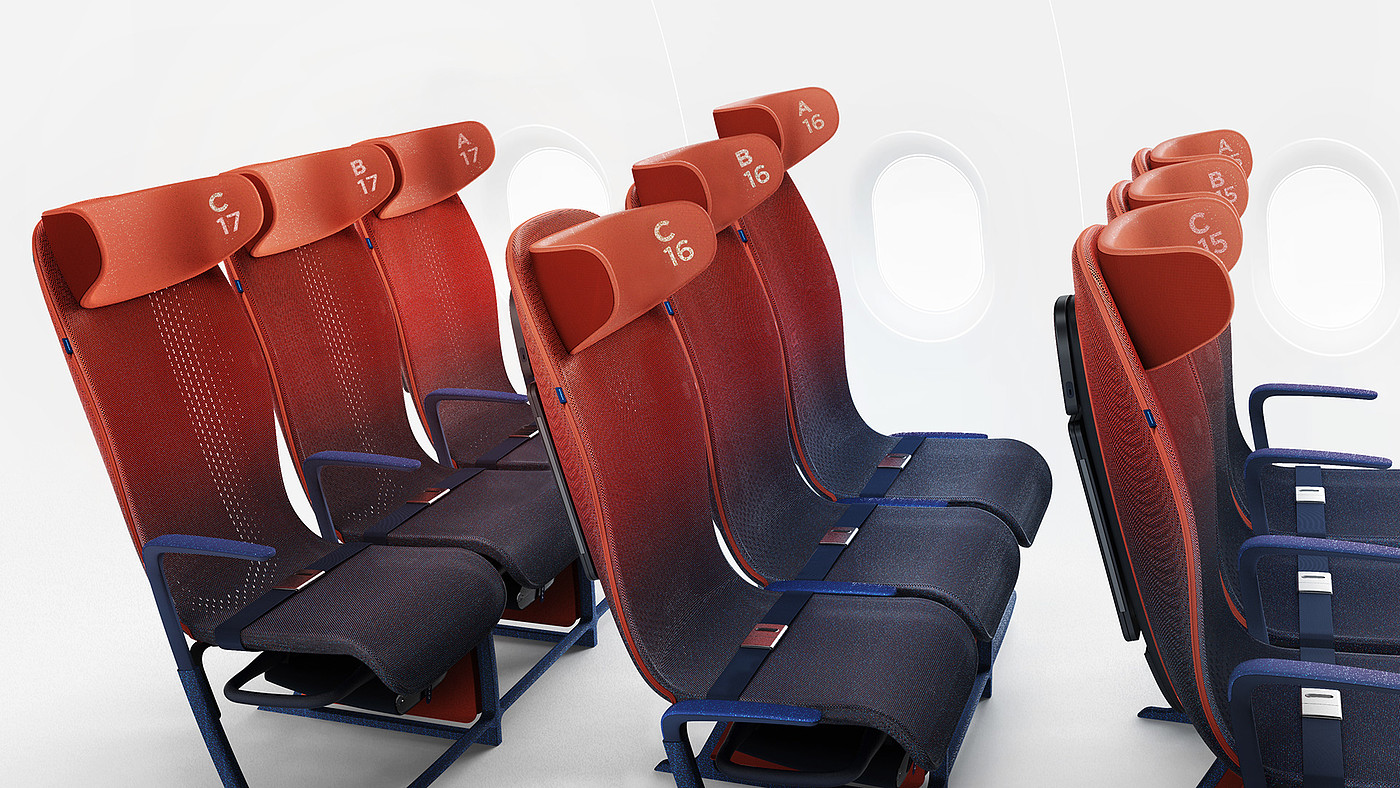 gules，Aircraft seat，MOVE，