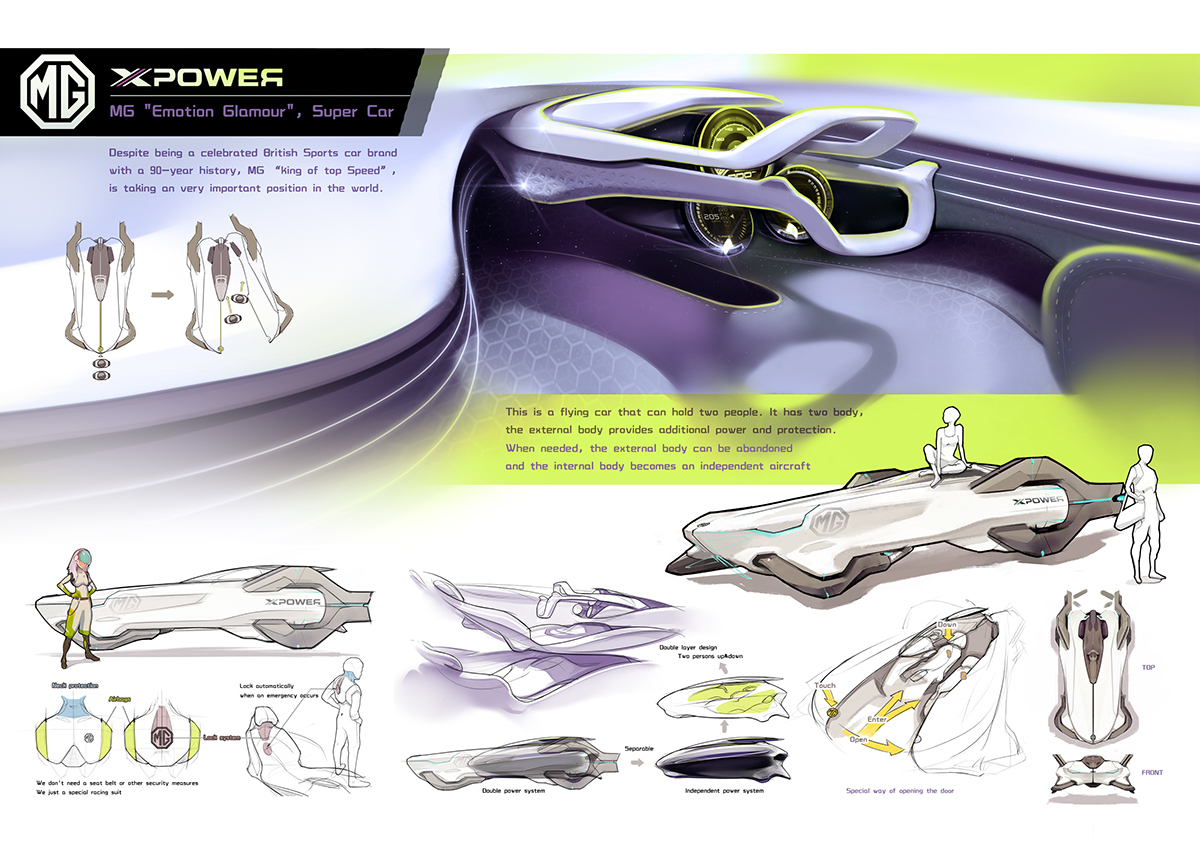 industrial design，Intelligent technology，Well hand drawn，Excellent performance，Future technology，