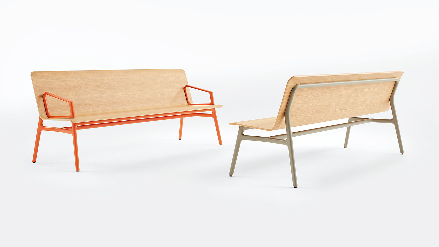 Metal，bench，Axyl Bench，