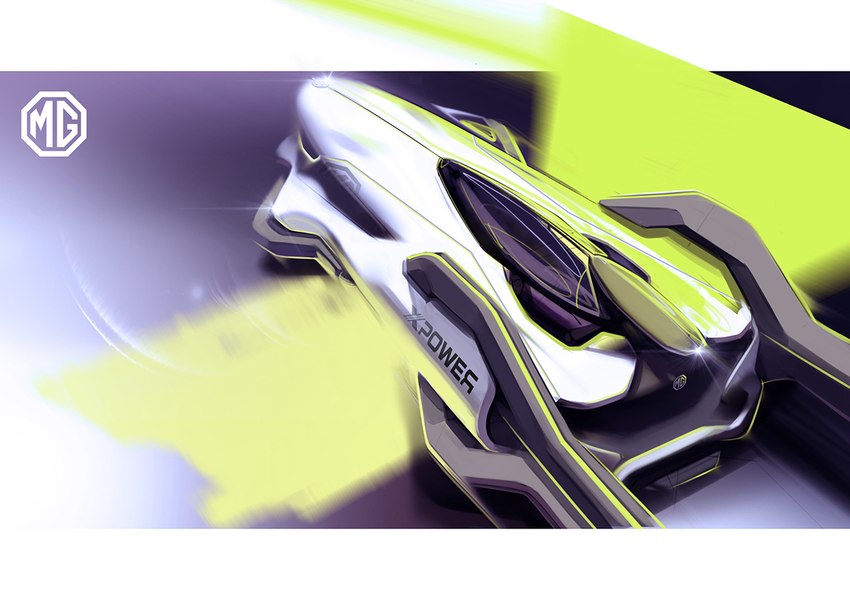 industrial design，Intelligent technology，Well hand drawn，Excellent performance，Future technology，