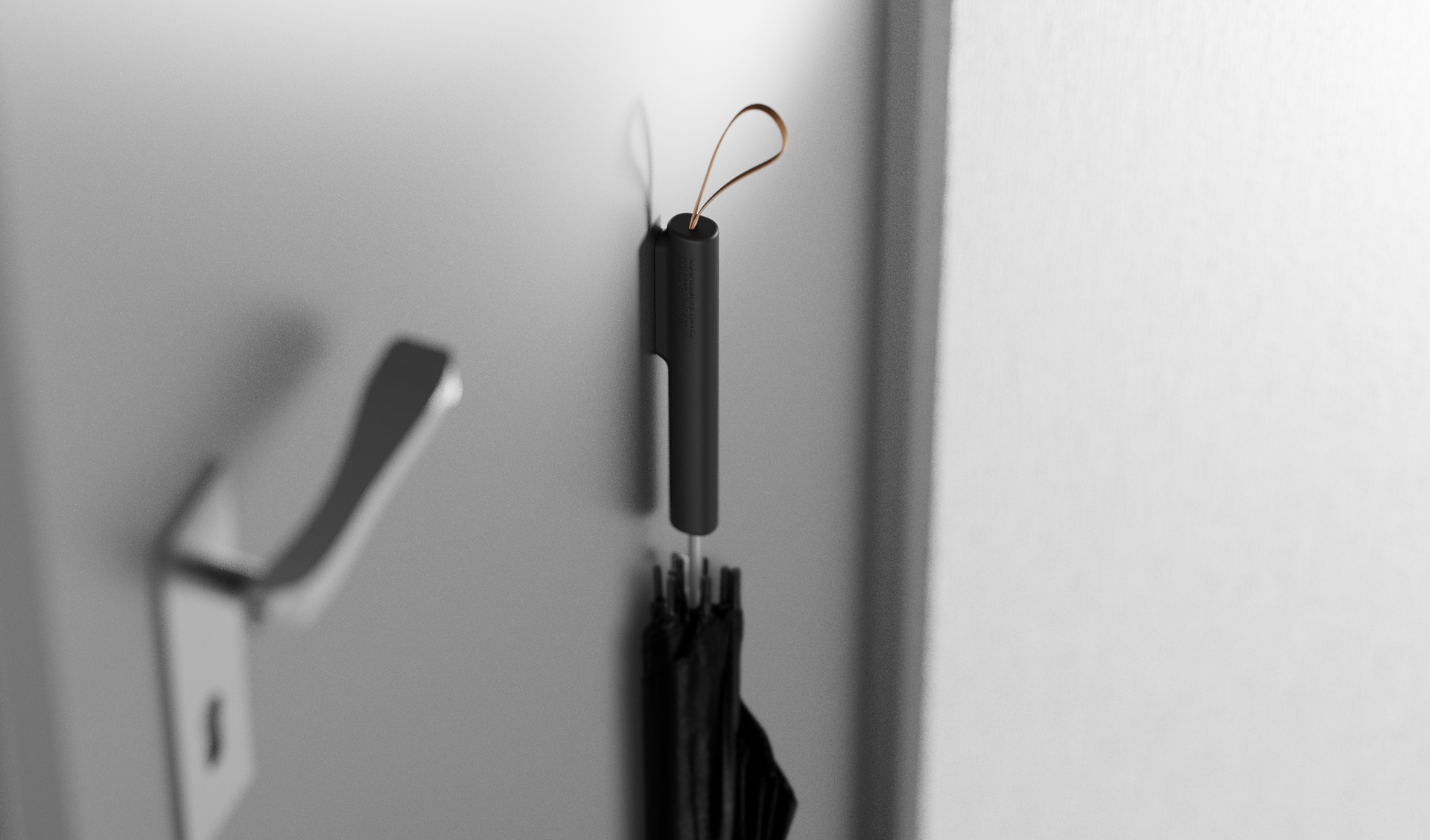 black，Umbrella，Magnetic Umbrella，