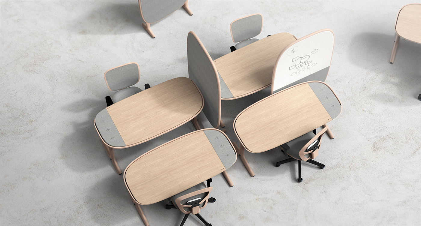 Office desk，Office system，modularization，Table，furniture，