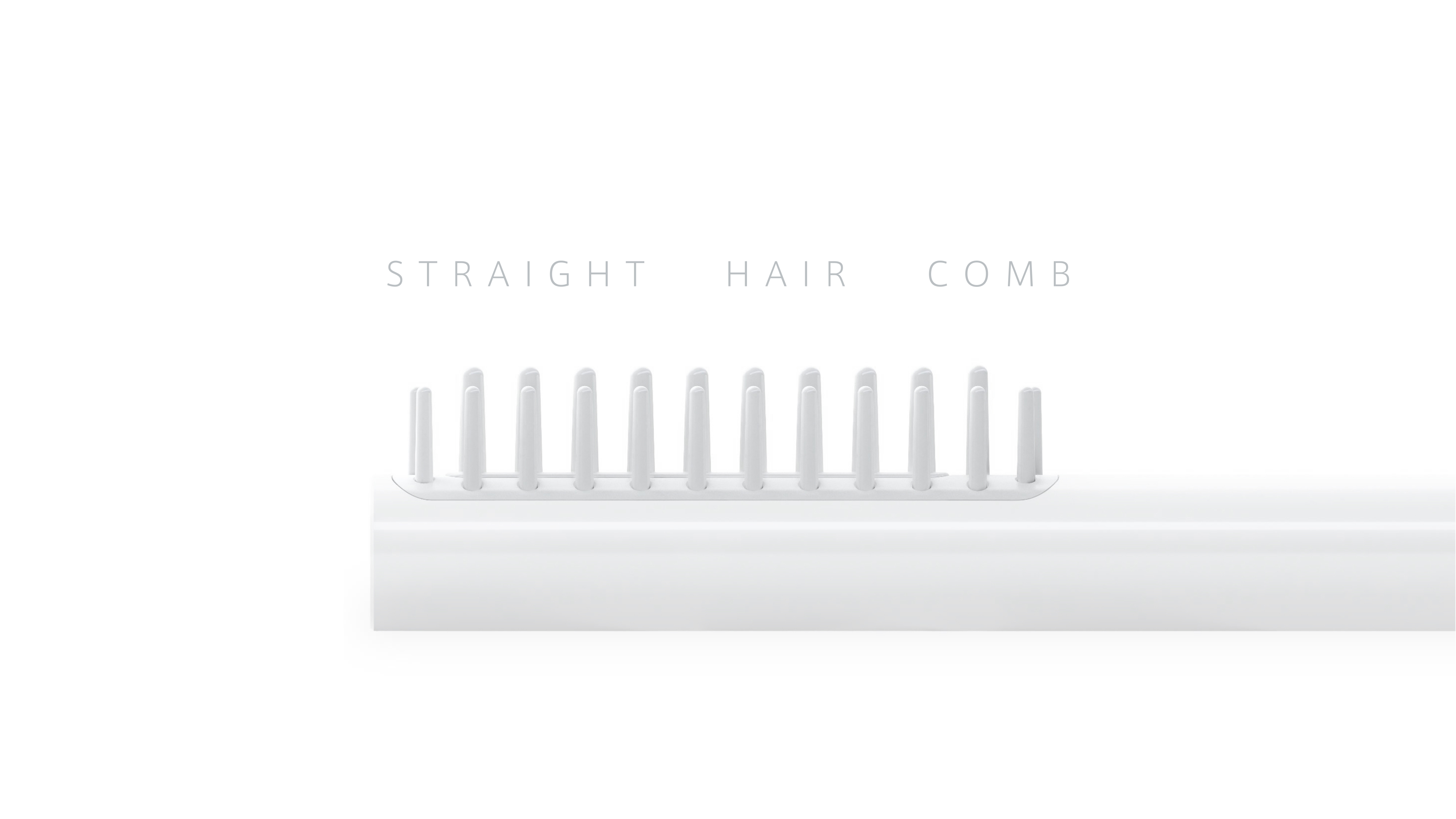 Comb, straight hair comb, heated comb, minimalist，