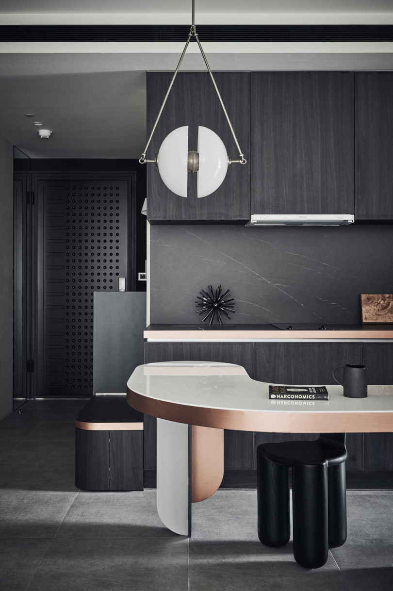 Minimalist，Interior design，Flowing Vector，