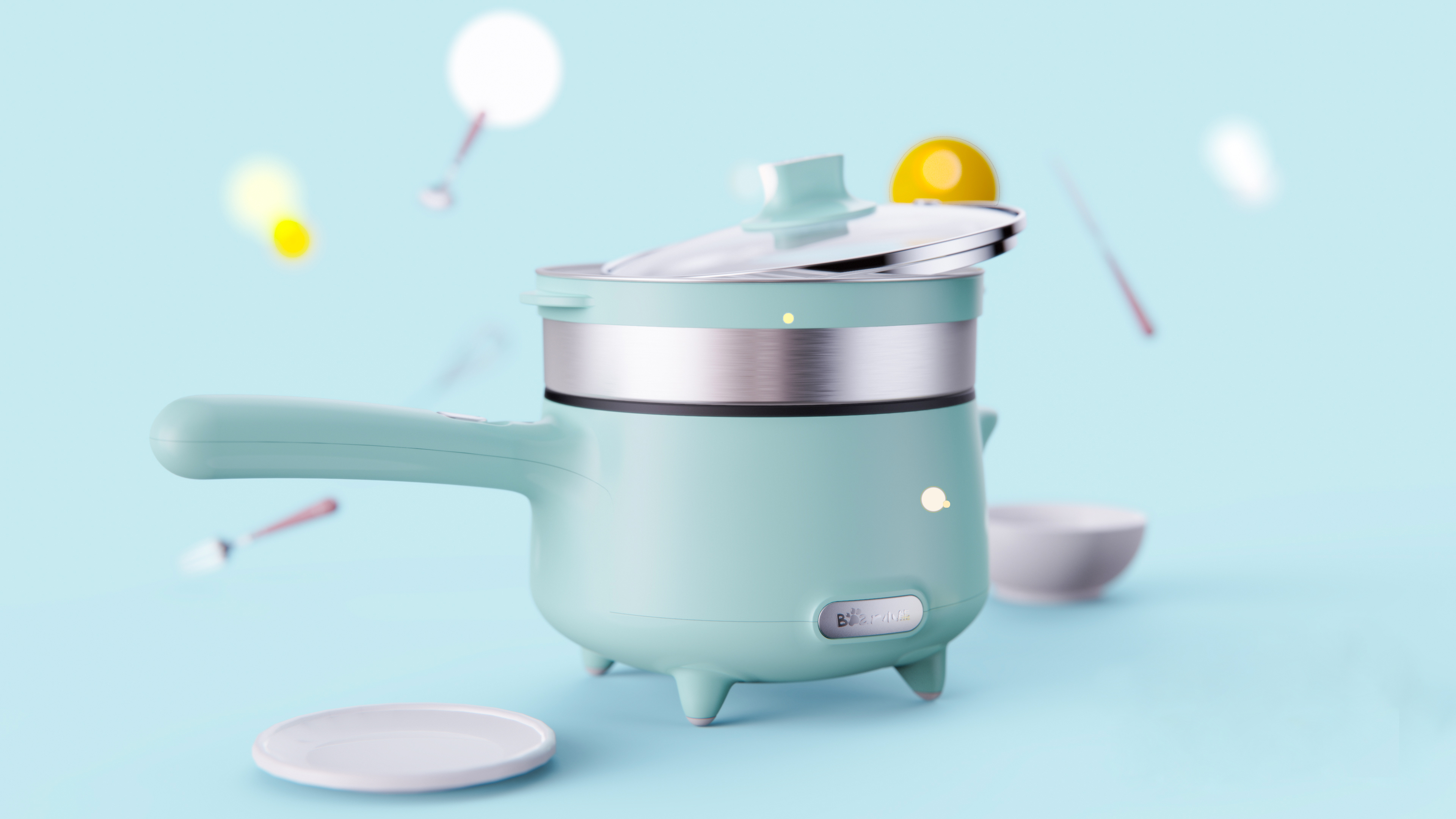interest，fashion，adorable，Student pot，Electric cooker，Noodle pot，Nanfeng industrial design，