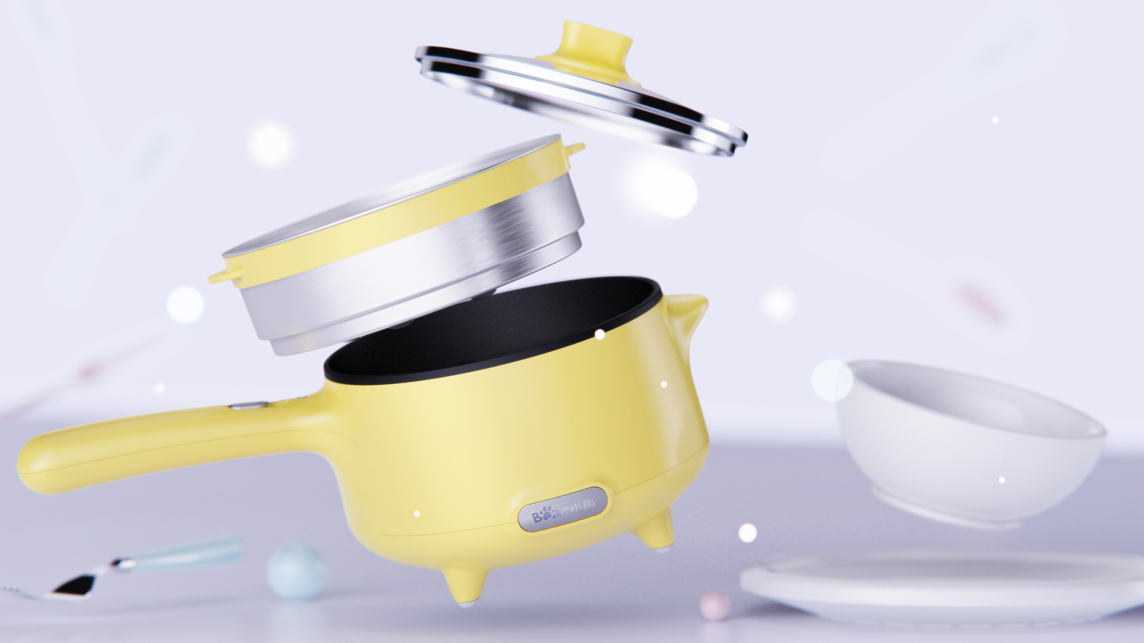 interest，fashion，adorable，Student pot，Electric cooker，Noodle pot，Nanfeng industrial design，