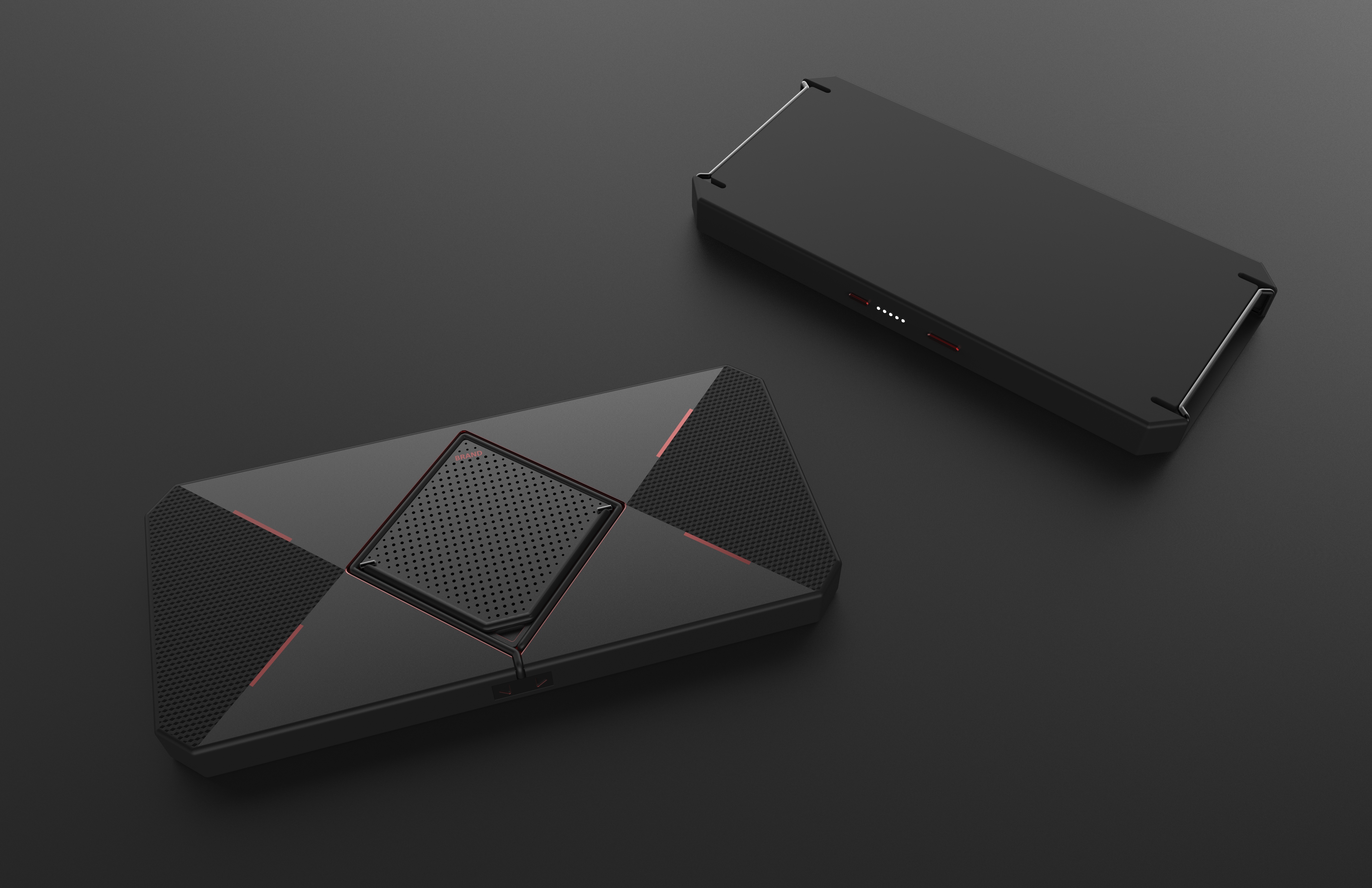 Game handle，one，loudspeaker box，sound，intelligence，portable source，portable battery，