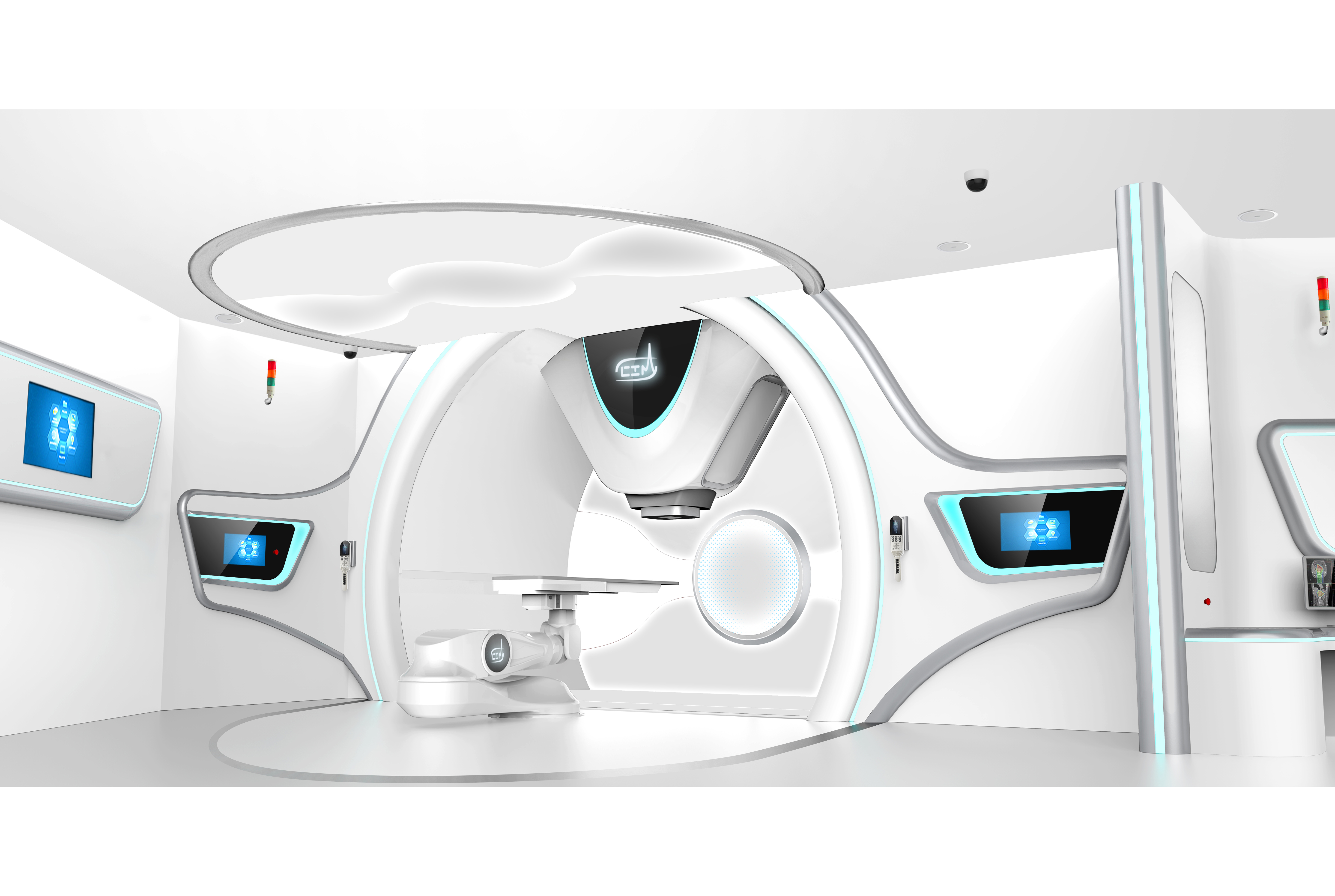Superconducting Proton Therapy System，Zhijia design，Angel modeling，Sense of science fiction，Reduce noise，