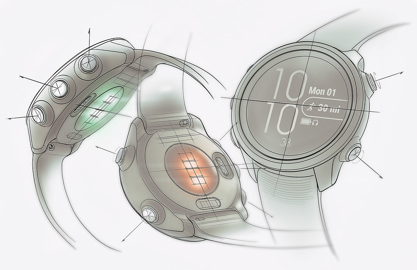 motion，garmin，Wristwatch，time，Hans Fritze，