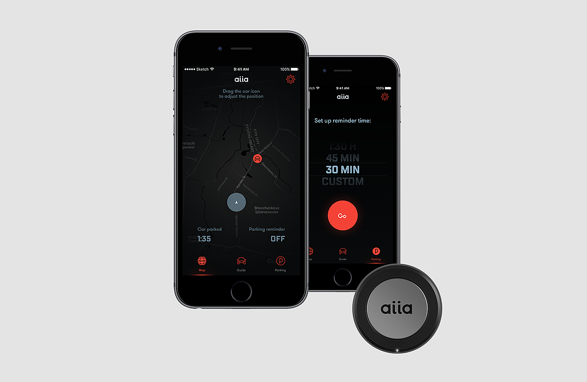 aiia，Intelligent parking，Bluetooth device，