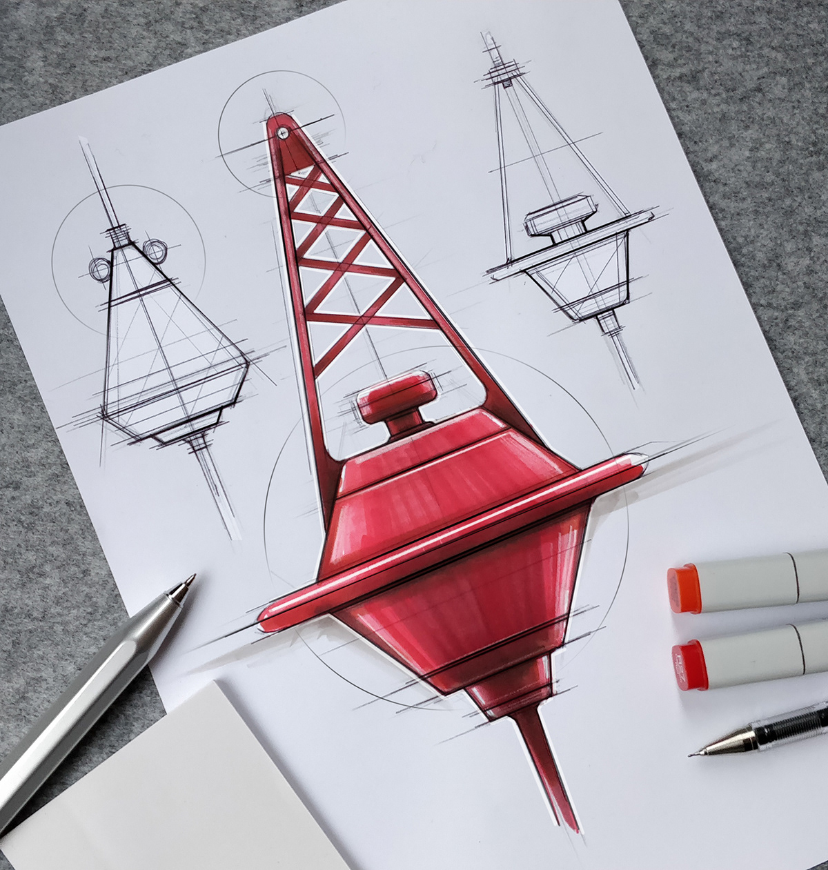 design sketch，industrial design，Hand drawn，