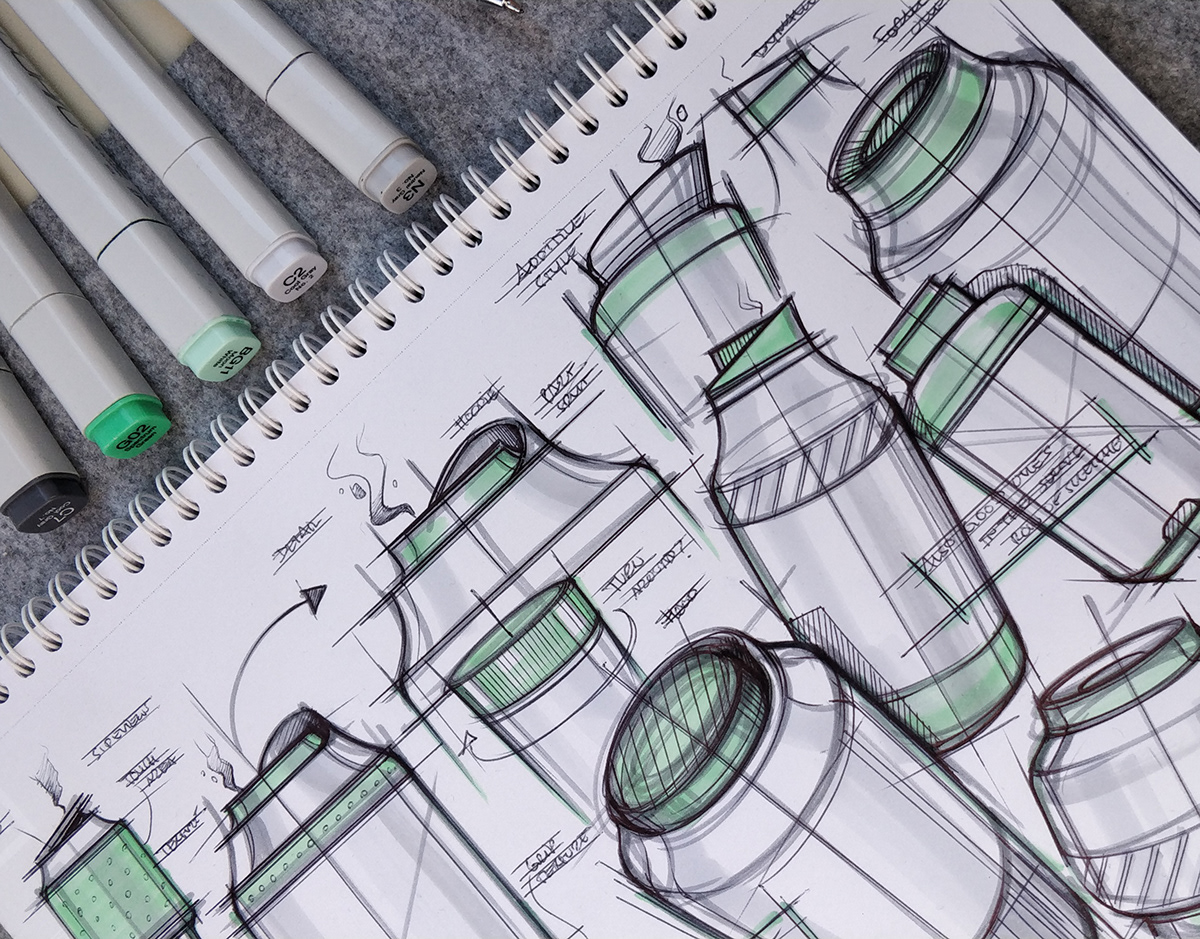 design sketch，industrial design，Hand drawn，
