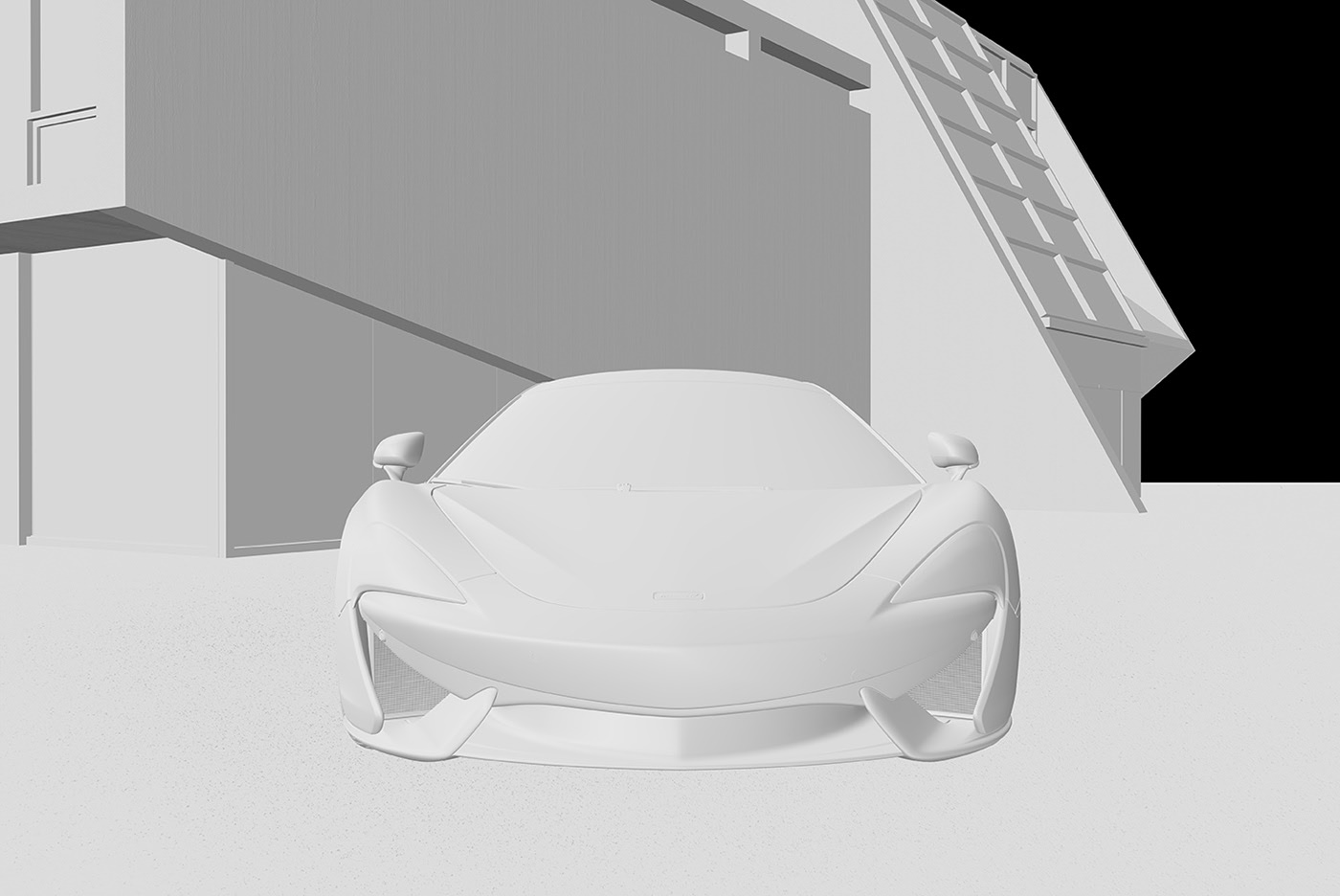 Sports car，mclaren，3d，