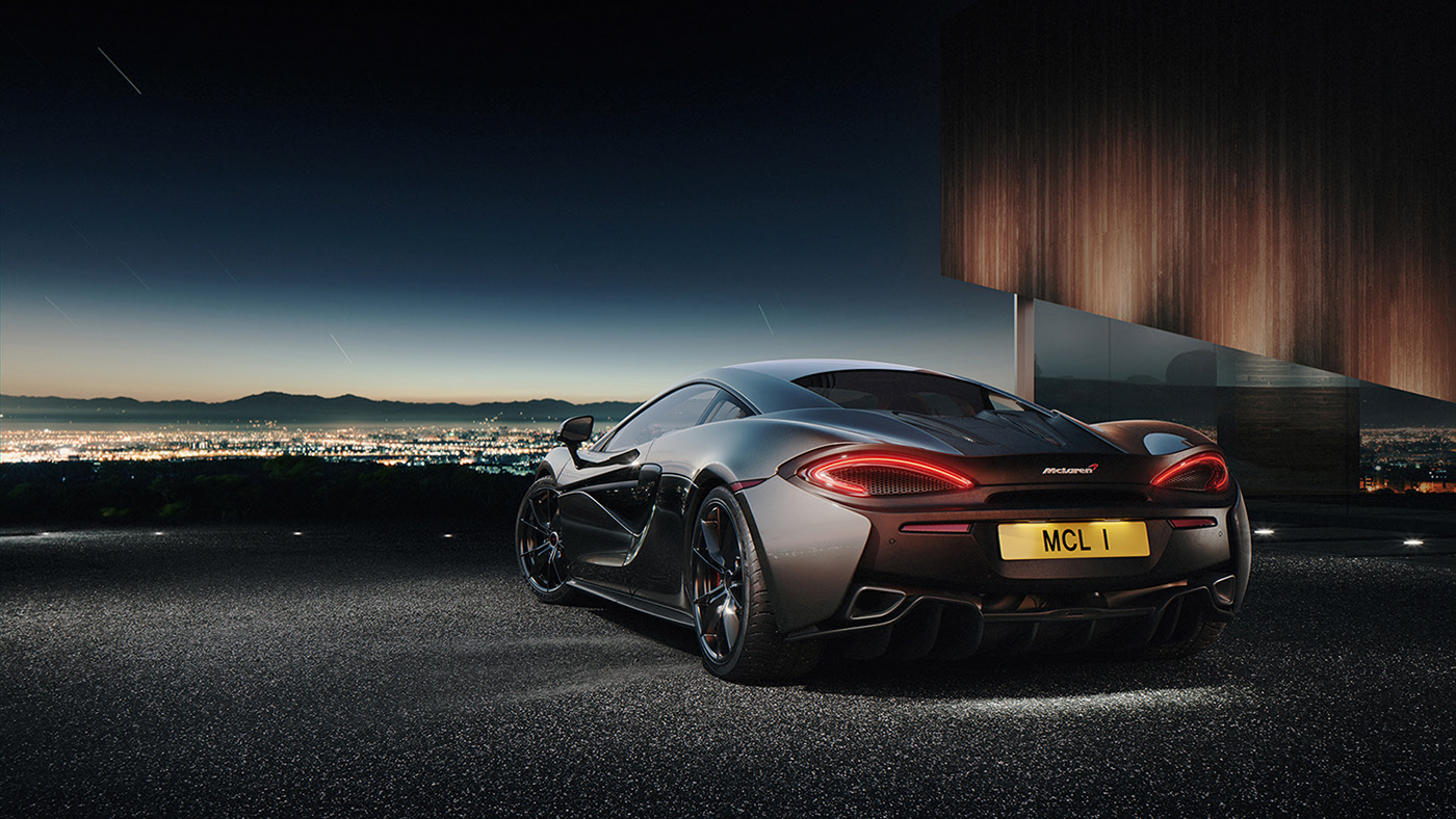 Sports car，mclaren，3d，