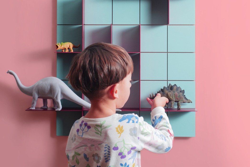 goods shelves，modularization，No screw，