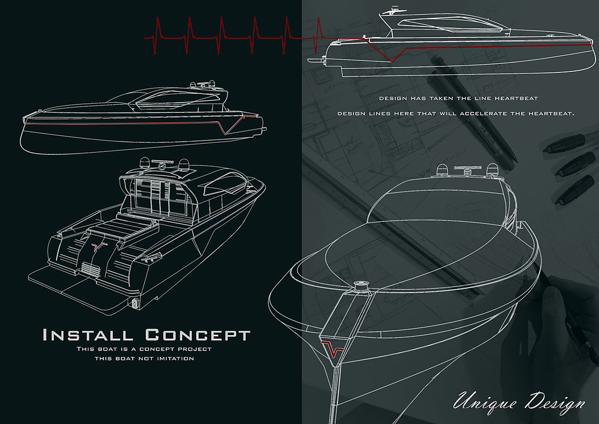 概念船，游艇，概念设计，