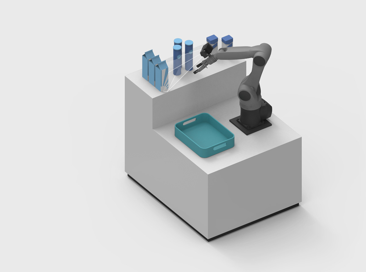 Robot Perception，3D sensor，black，