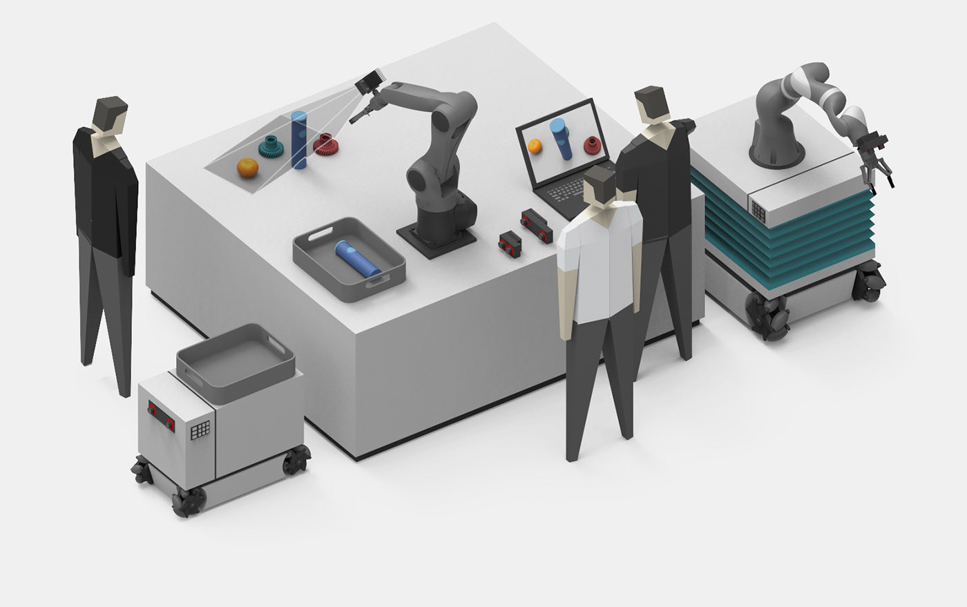 Robot Perception，3D sensor，black，