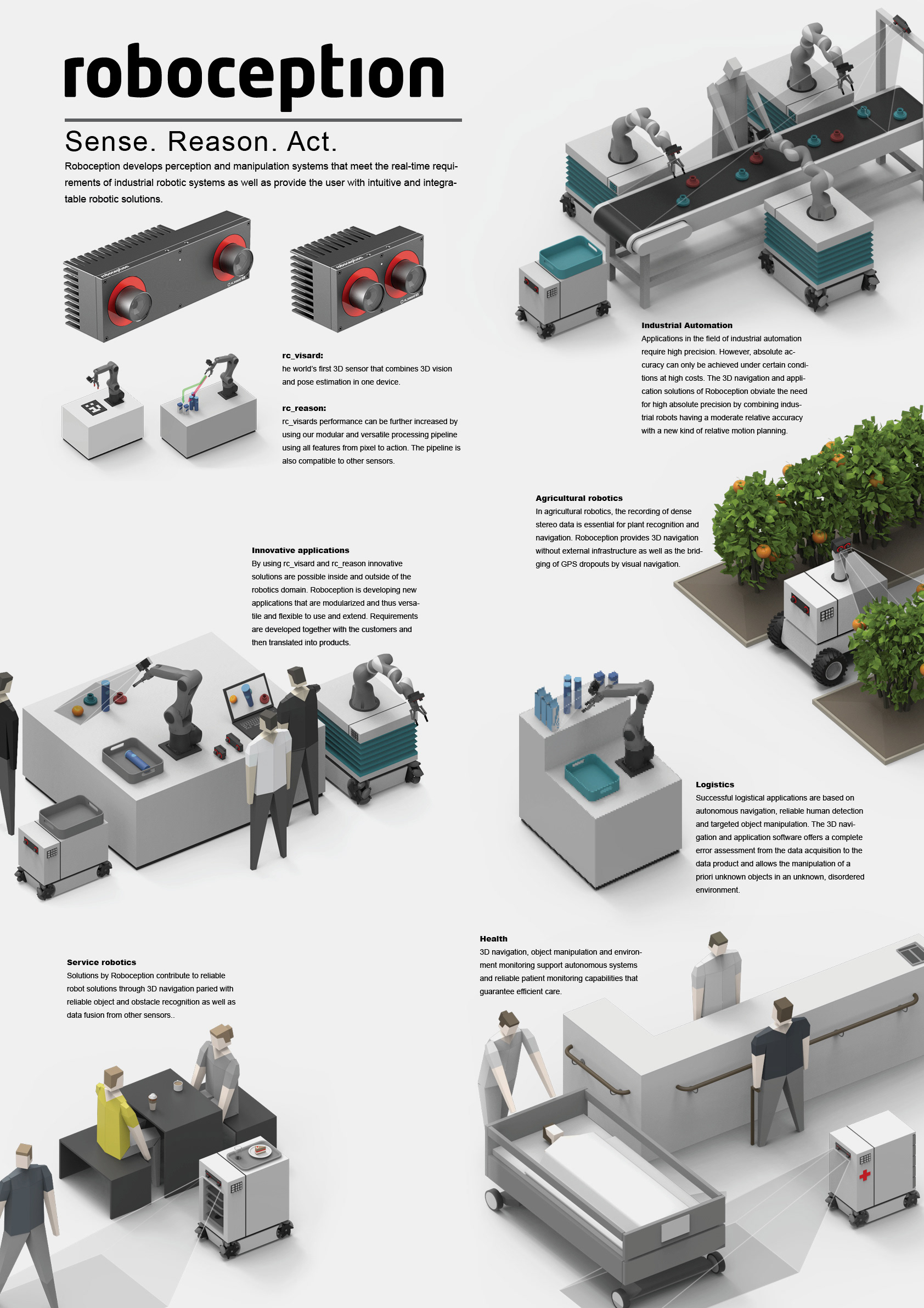Robot Perception，3D sensor，black，