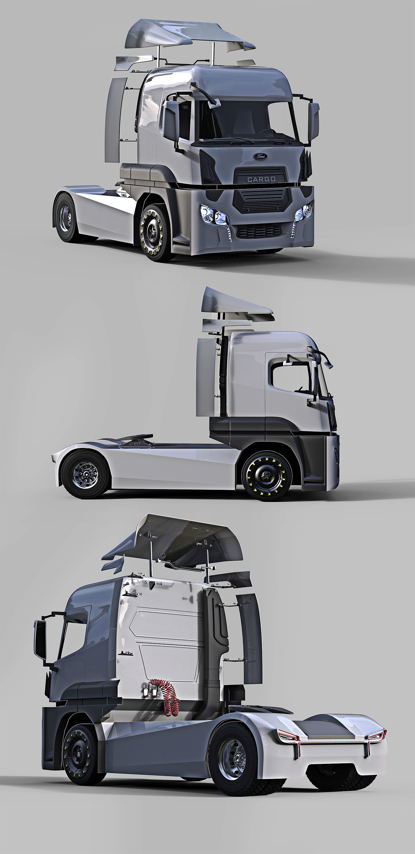 Automobile design，truck，Ford Cargo 2018，