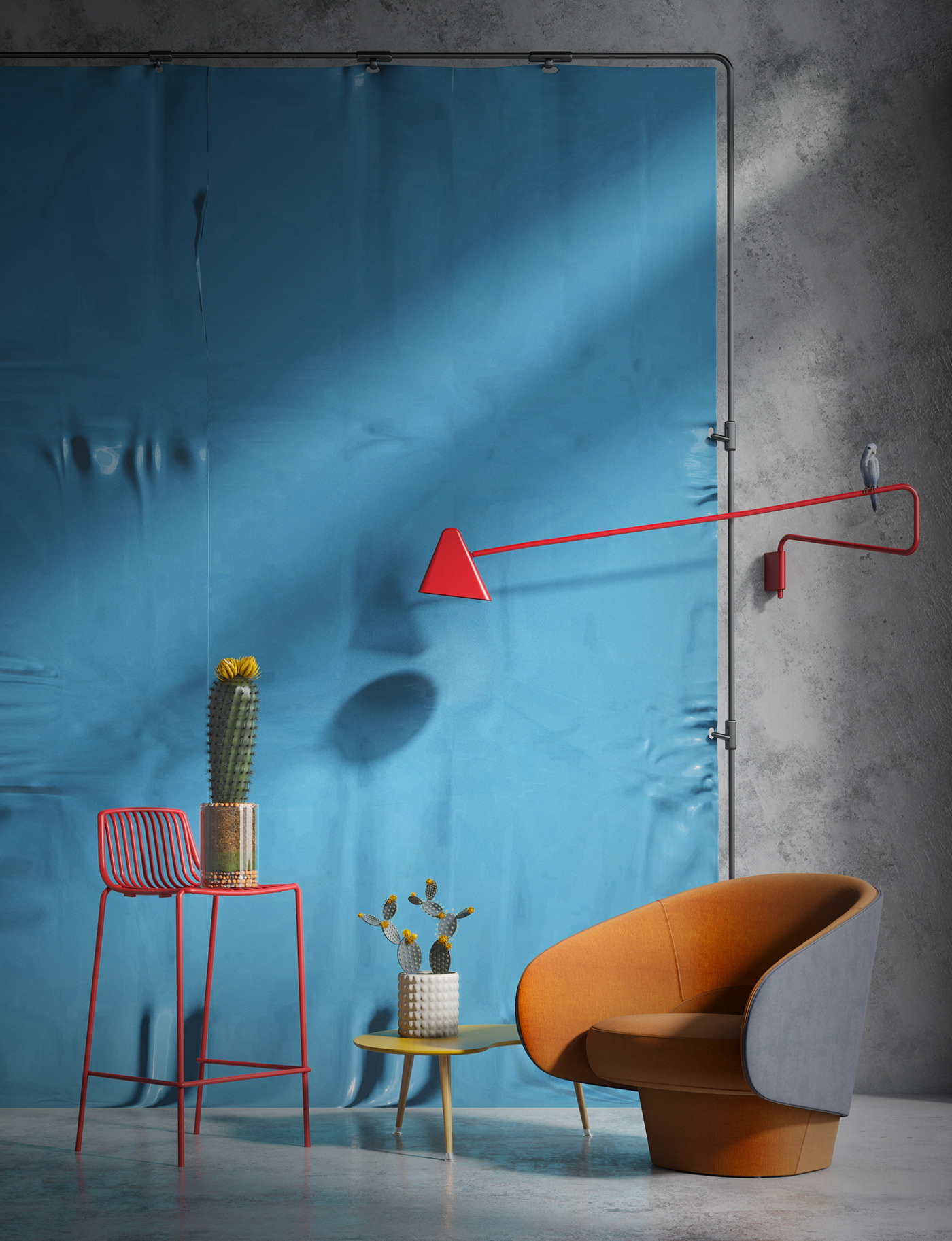 Interior design，Digital art，Architecture，