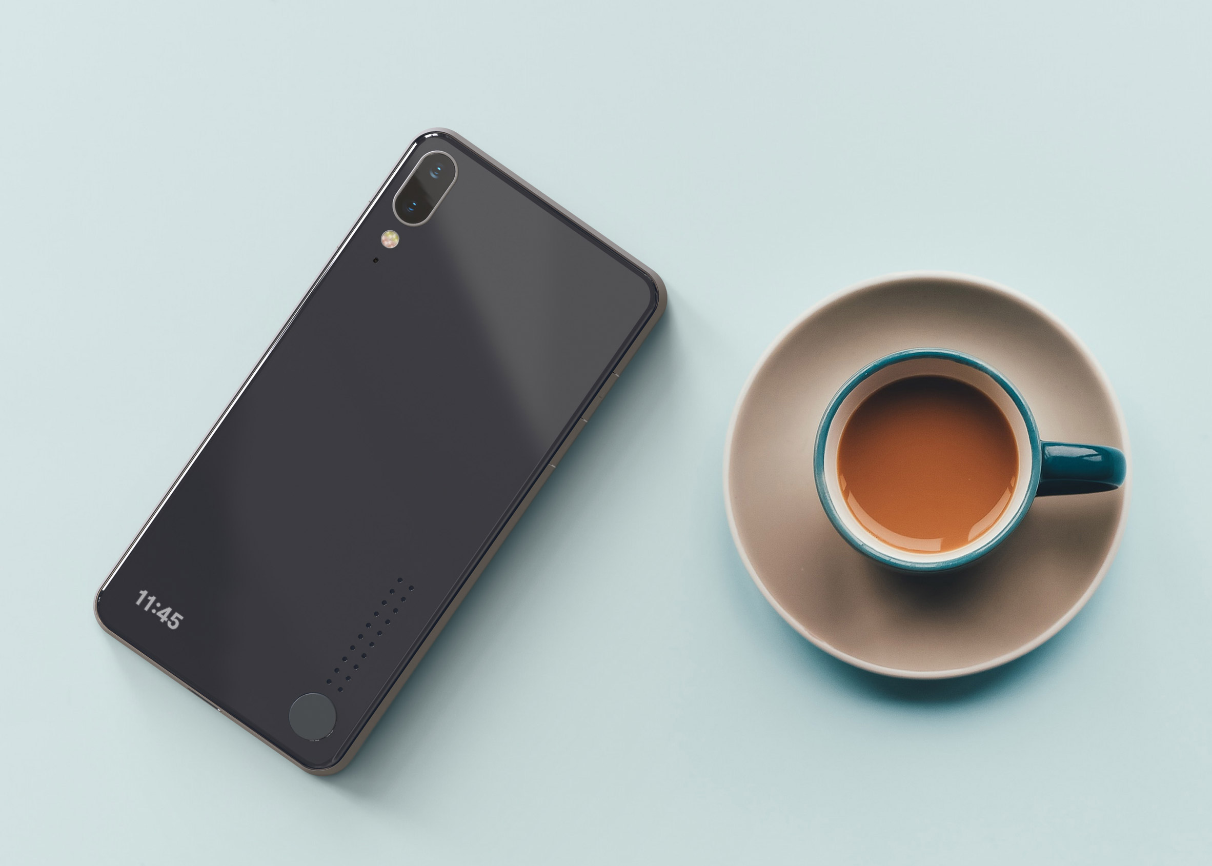 Morrama，black，mobile phone，