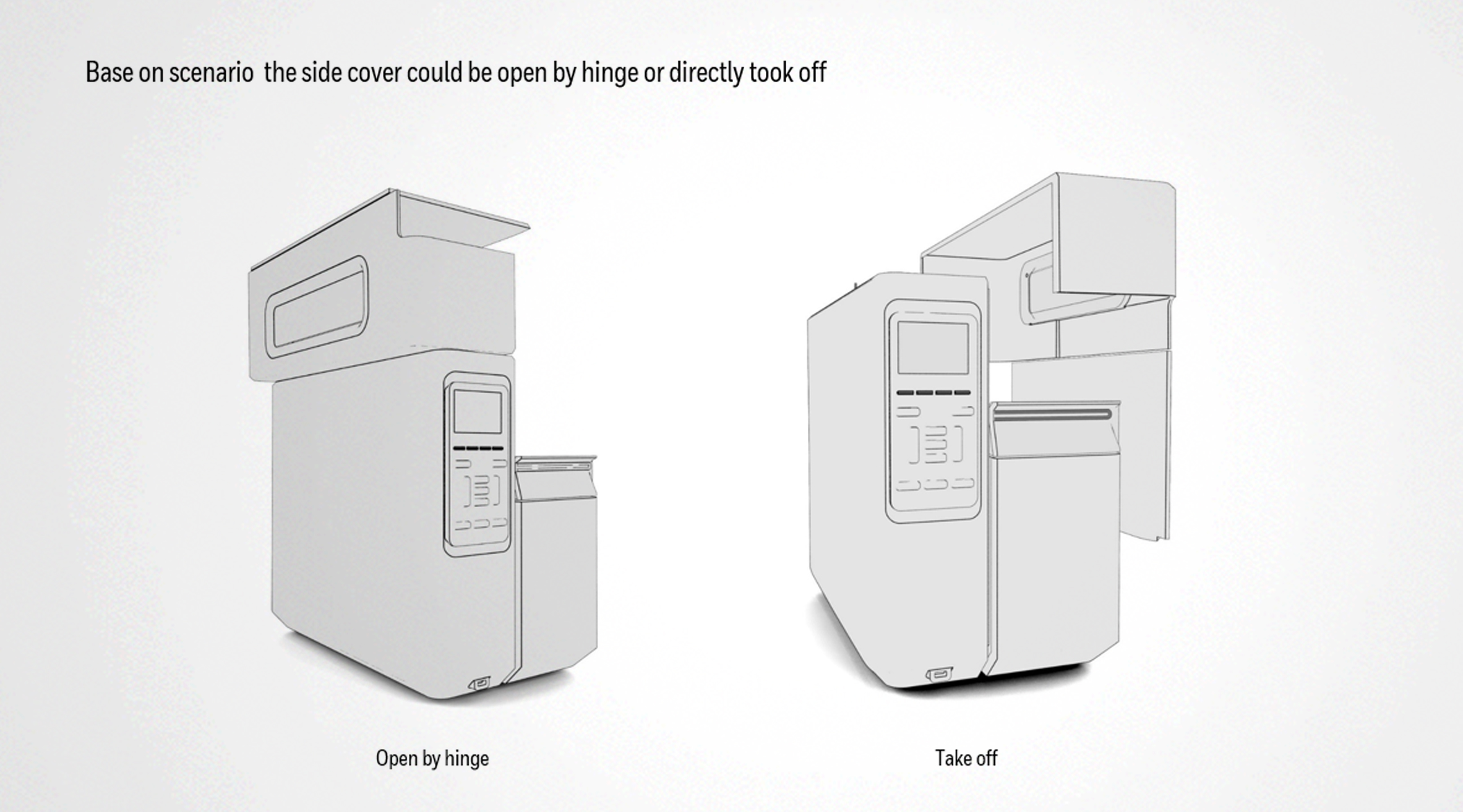Industrial label printer，