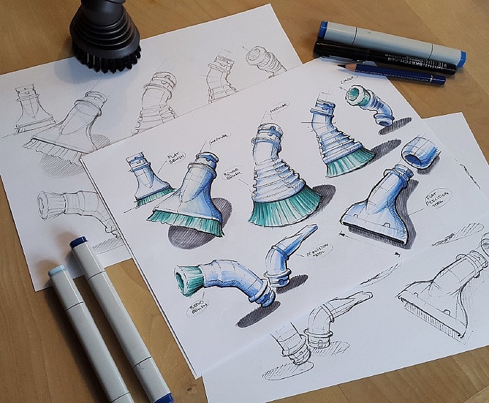 Design hand drawn，product，