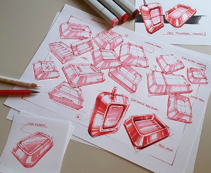 Design hand drawn，product，