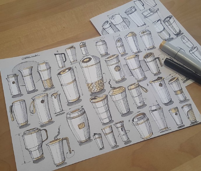 Design hand drawn，product，