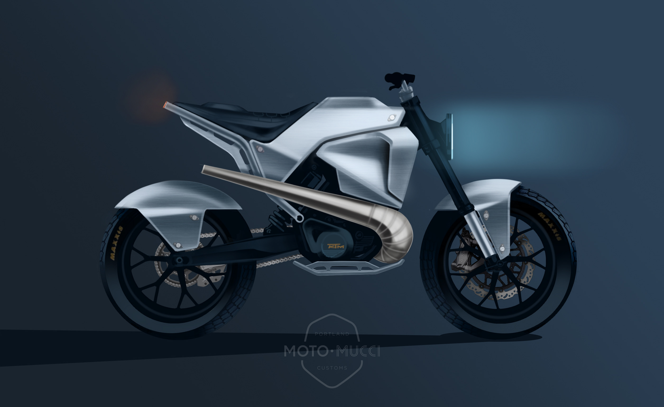 Out of the street，motorcycle，MM-300，