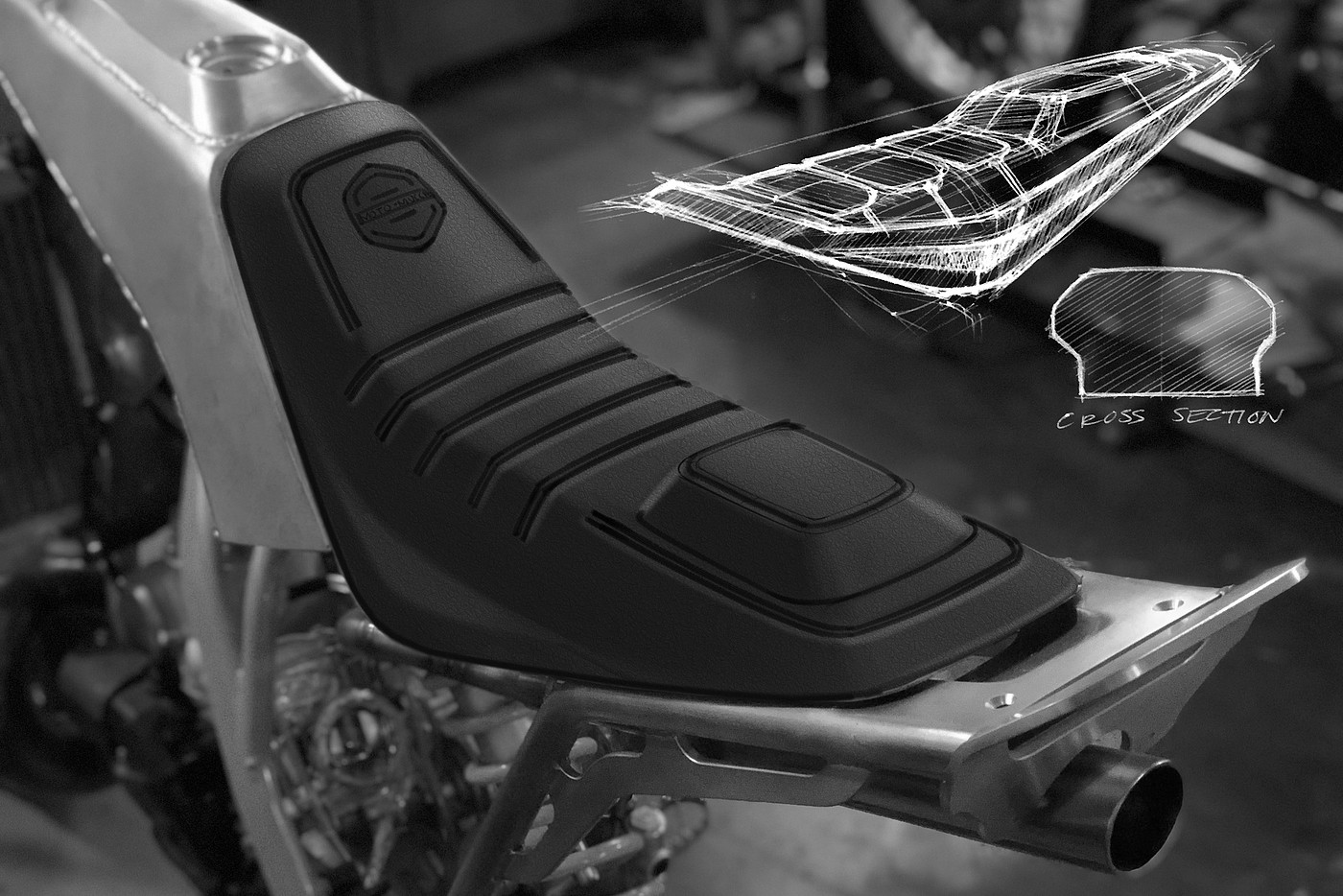 Out of the street，motorcycle，MM-300，