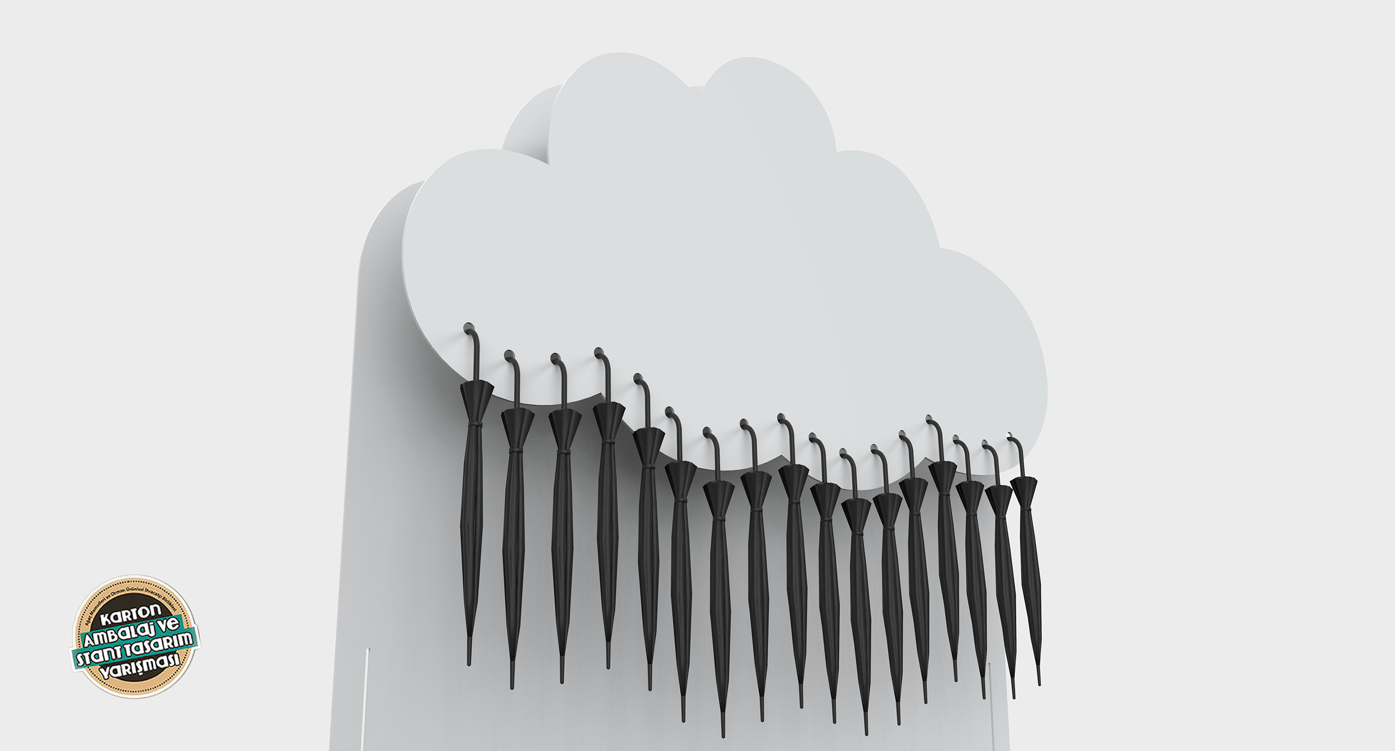 CLOUDY，Umbrella stand，Umbrella，