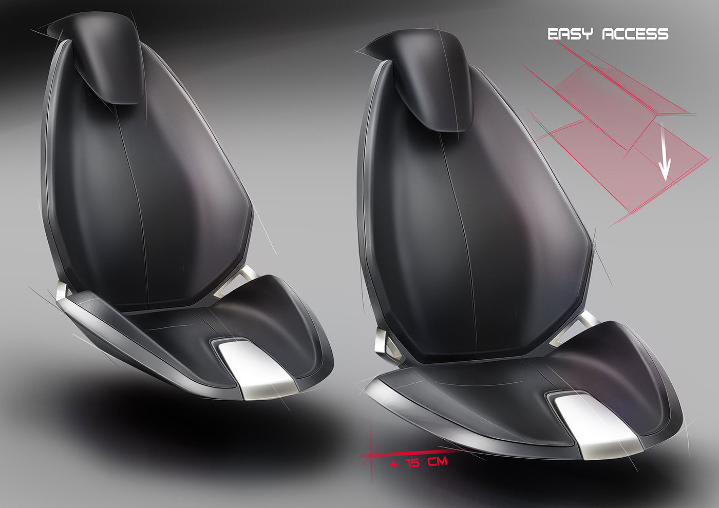 Hand drawn，design sketch，audi，automobile，Interior，vehicle，