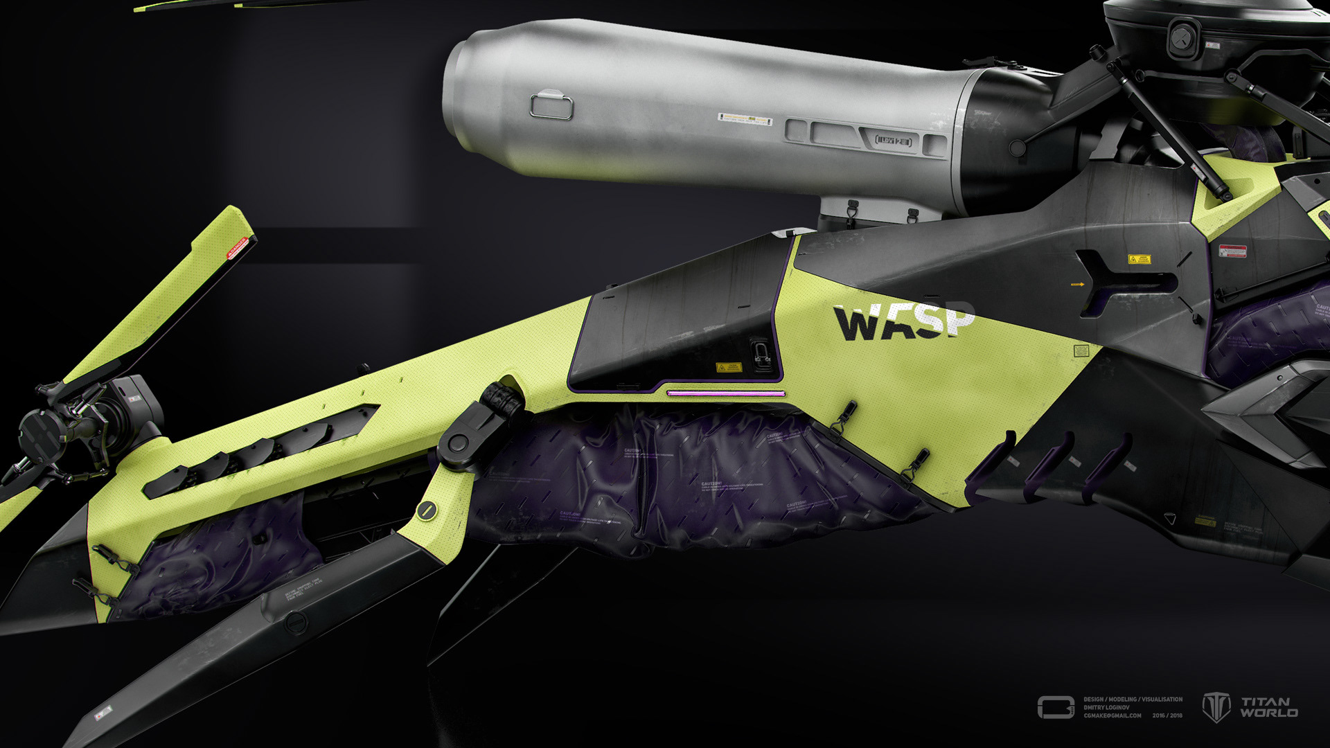 wasp直升机具有昆虫般的外形以及独特的性能