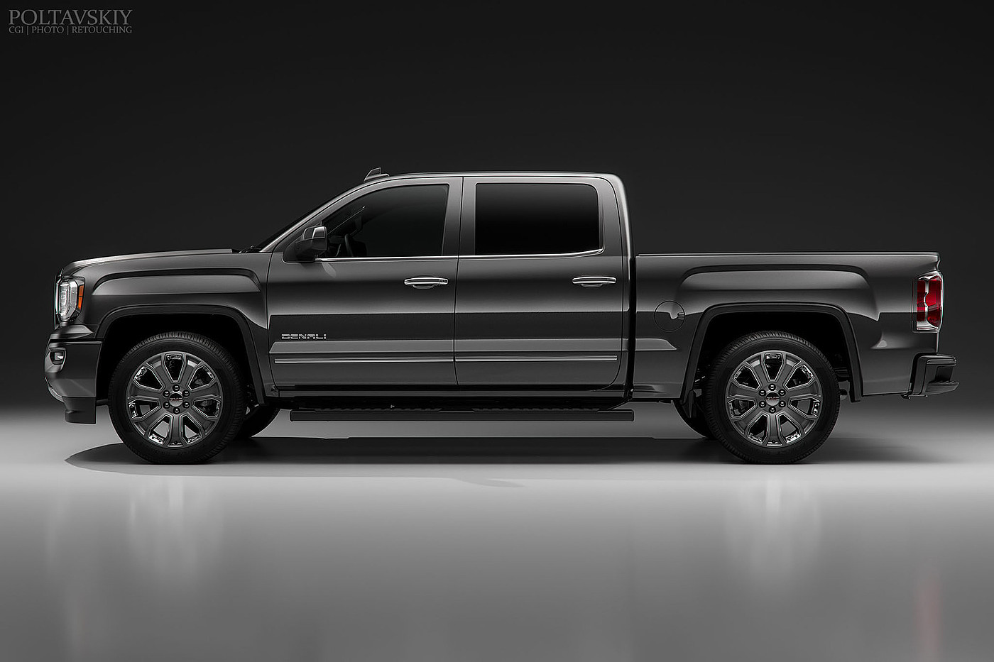 silver，Automobile design，GMC Sierra，