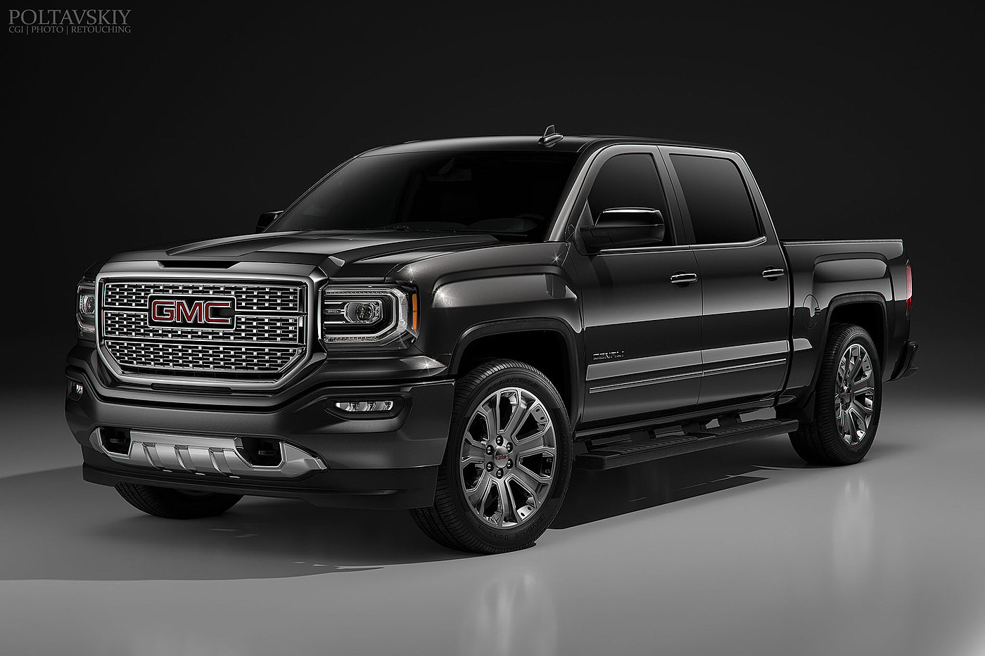 silver，Automobile design，GMC Sierra，