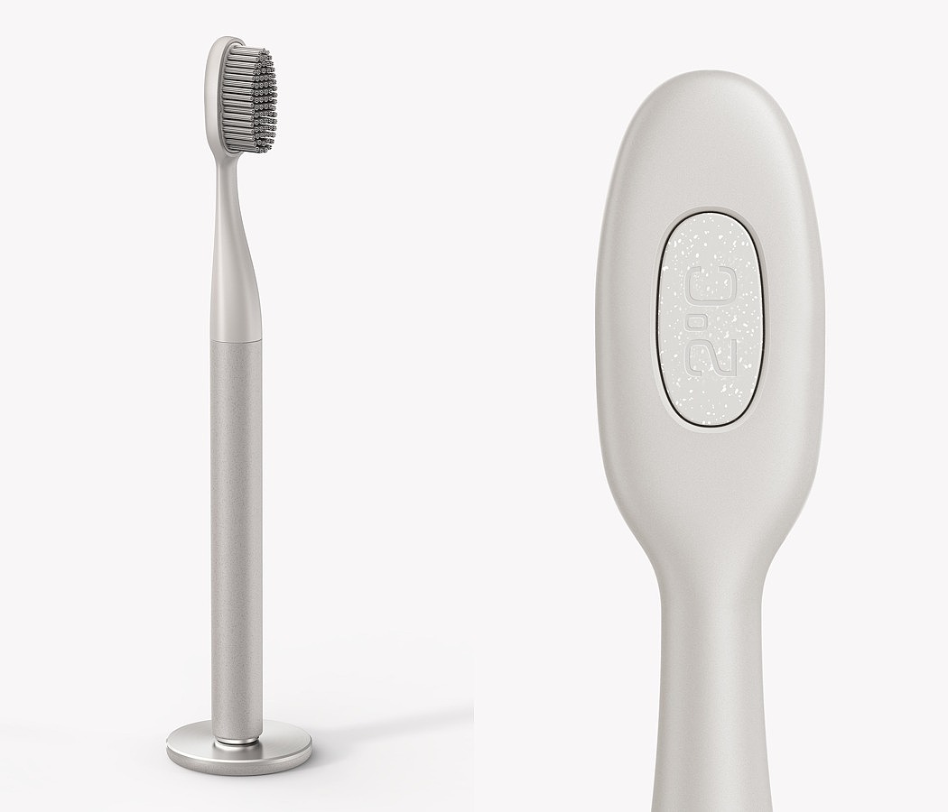 grey，intelligence，2 ° C toothbrush，