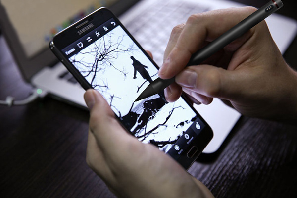 Bluetooth，Handwriting pen，pen，Wacom，black，