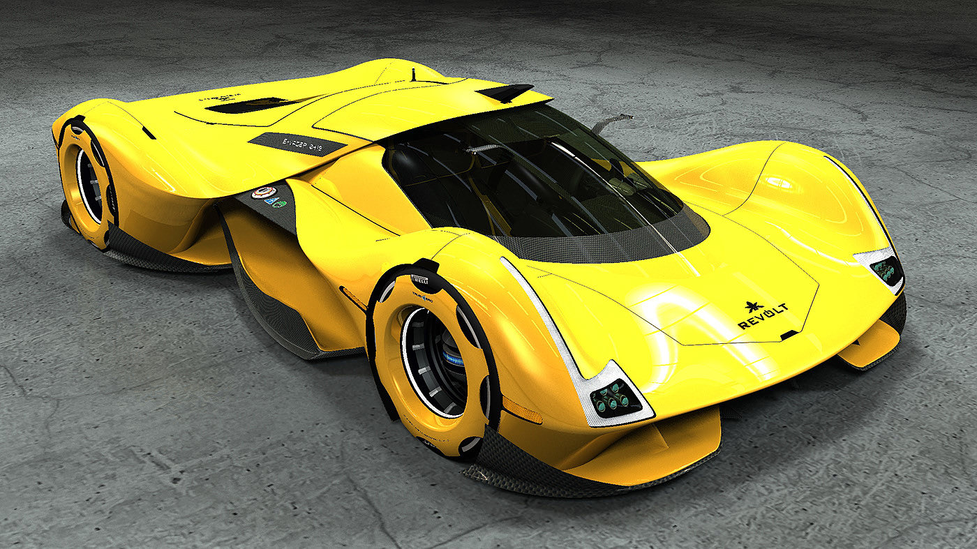 automobile，Sports car，yellow，Electric，E-VADER 0419，KIP KUBISZ，