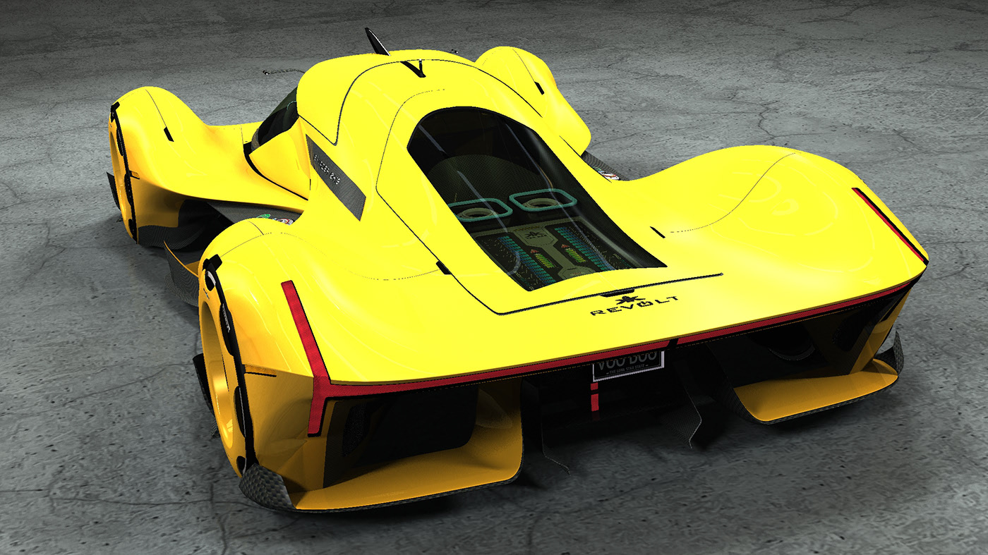 automobile，Sports car，yellow，Electric，E-VADER 0419，KIP KUBISZ，