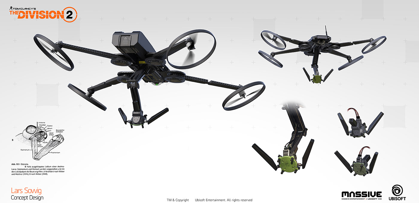 UAV，military，arms，black，3d，Lars Sowig，
