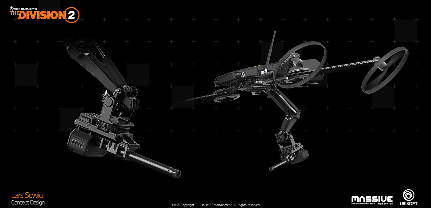 UAV，military，arms，black，3d，Lars Sowig，
