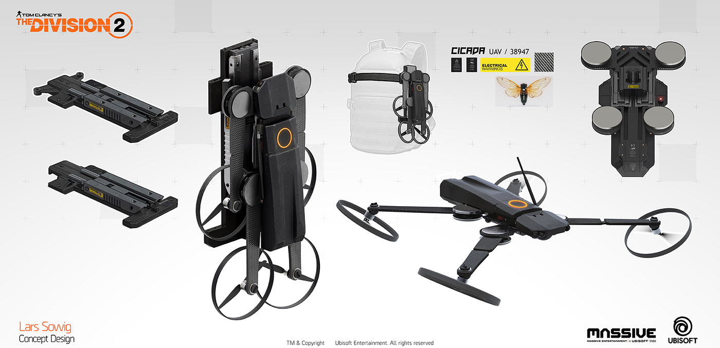 UAV，military，arms，black，3d，Lars Sowig，