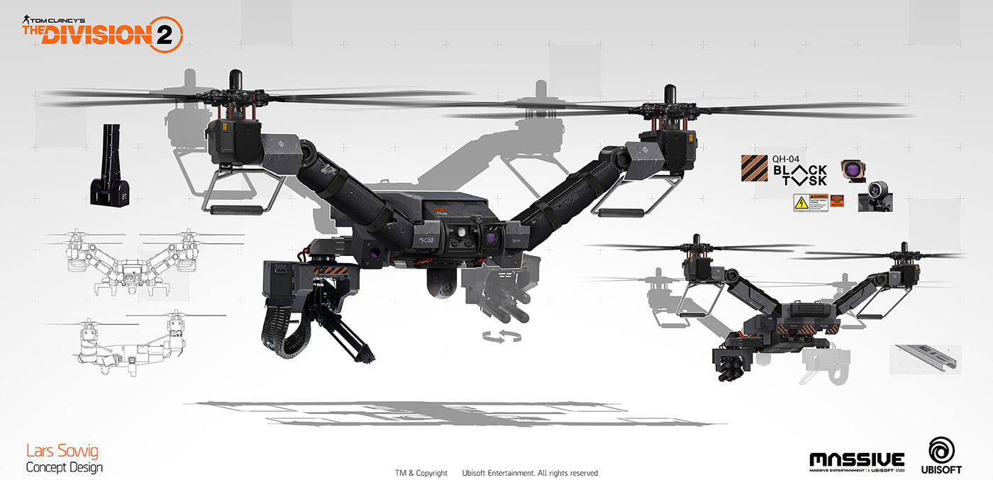 UAV，military，arms，black，3d，Lars Sowig，
