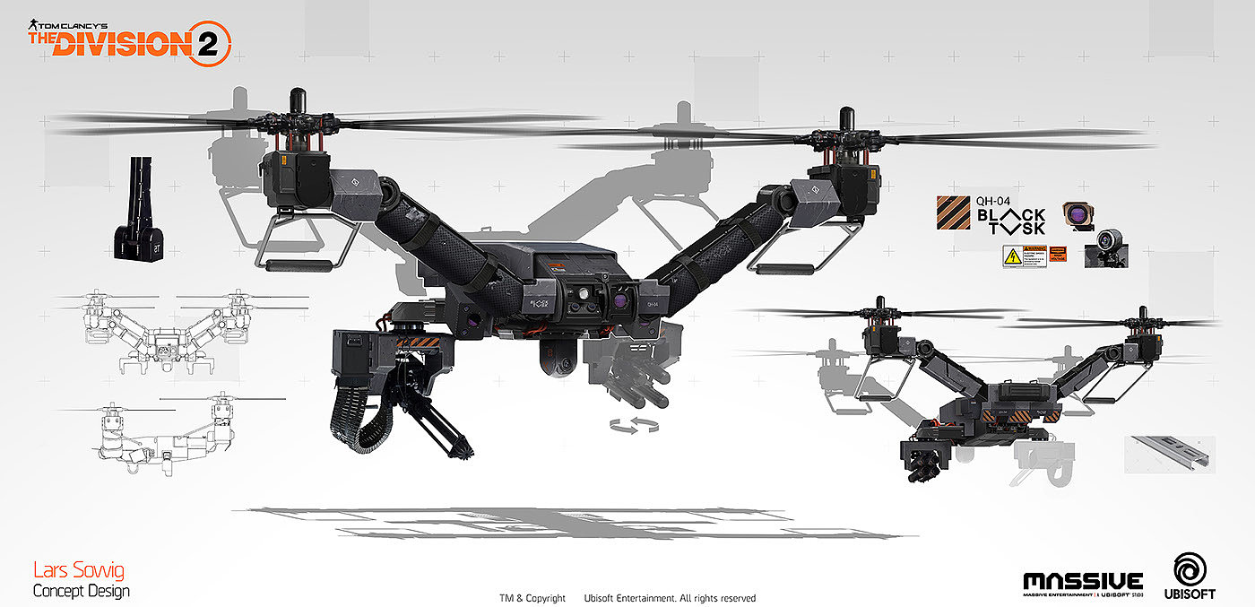 无人机，军用，武器，黑色，3d，Lars Sowig，