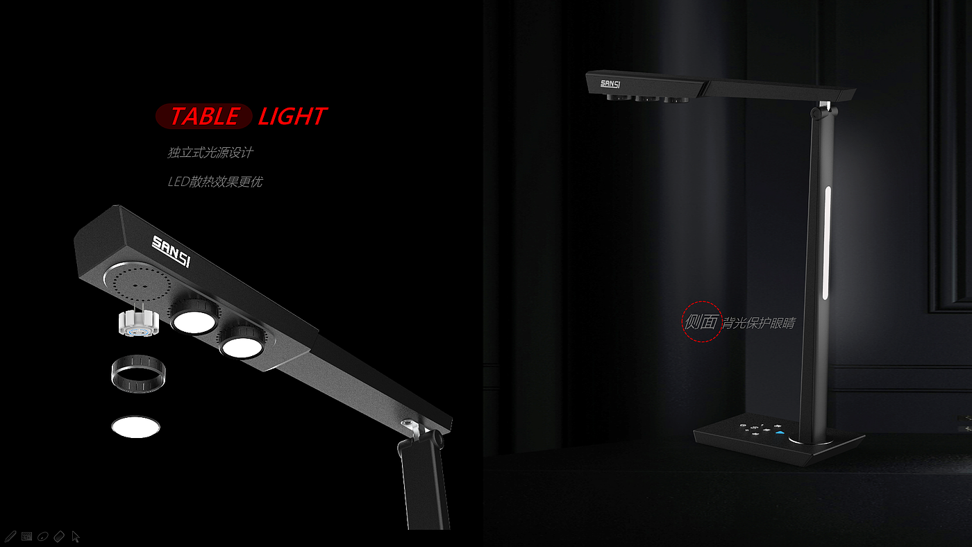 table lamp，